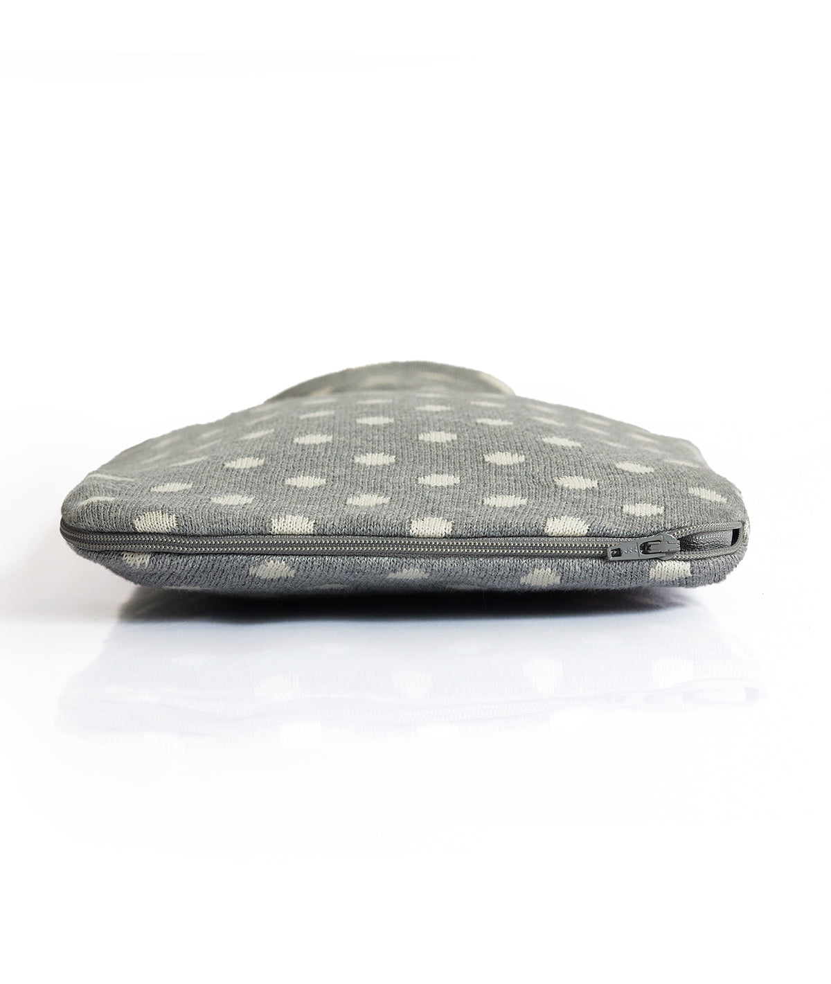Dottie - Grey & Natural Combed Cotton Hot Water Bottle Cover