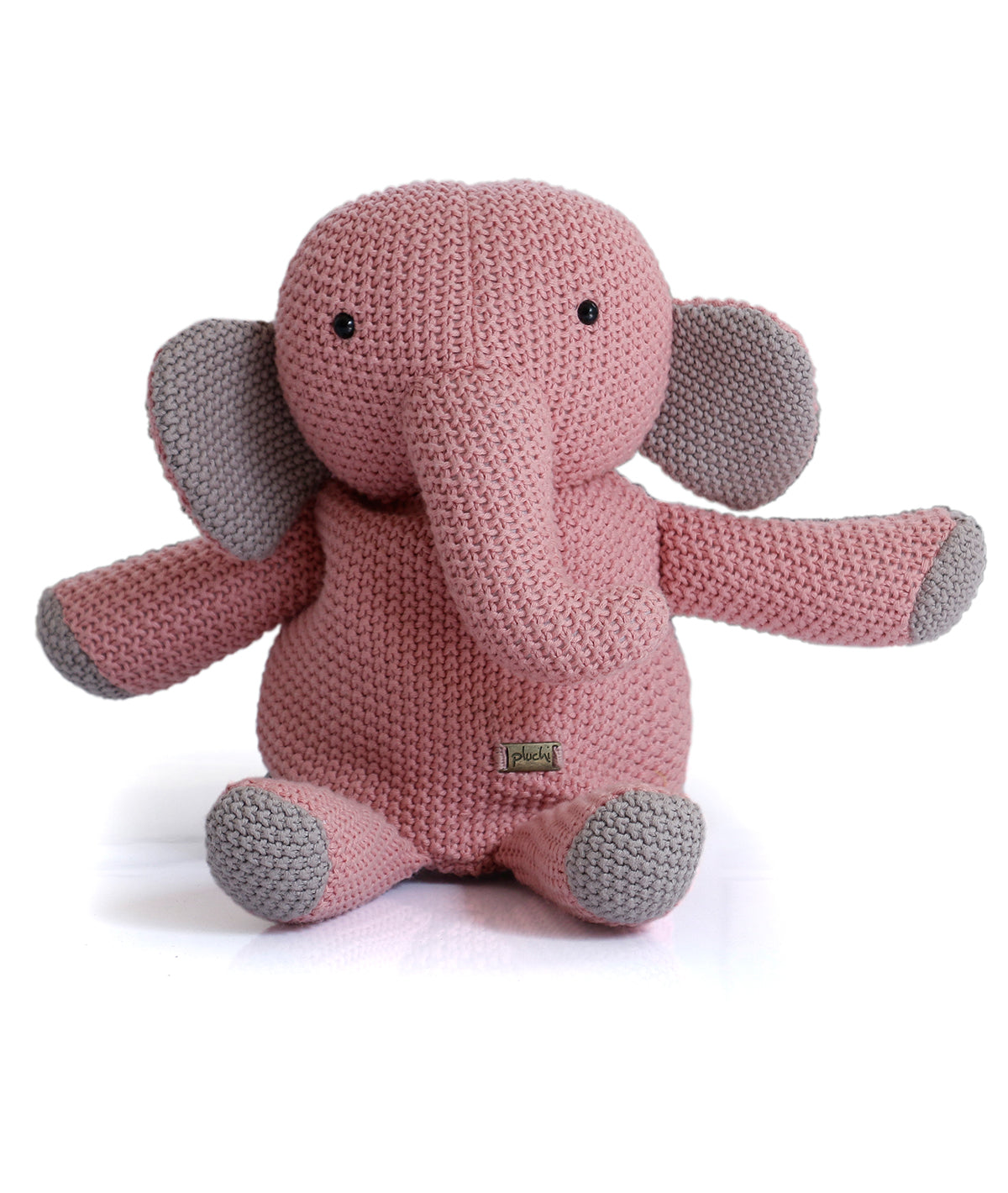 Berry The Elephant - Blossom Pink 100% Cotton Knitted Kids Bag