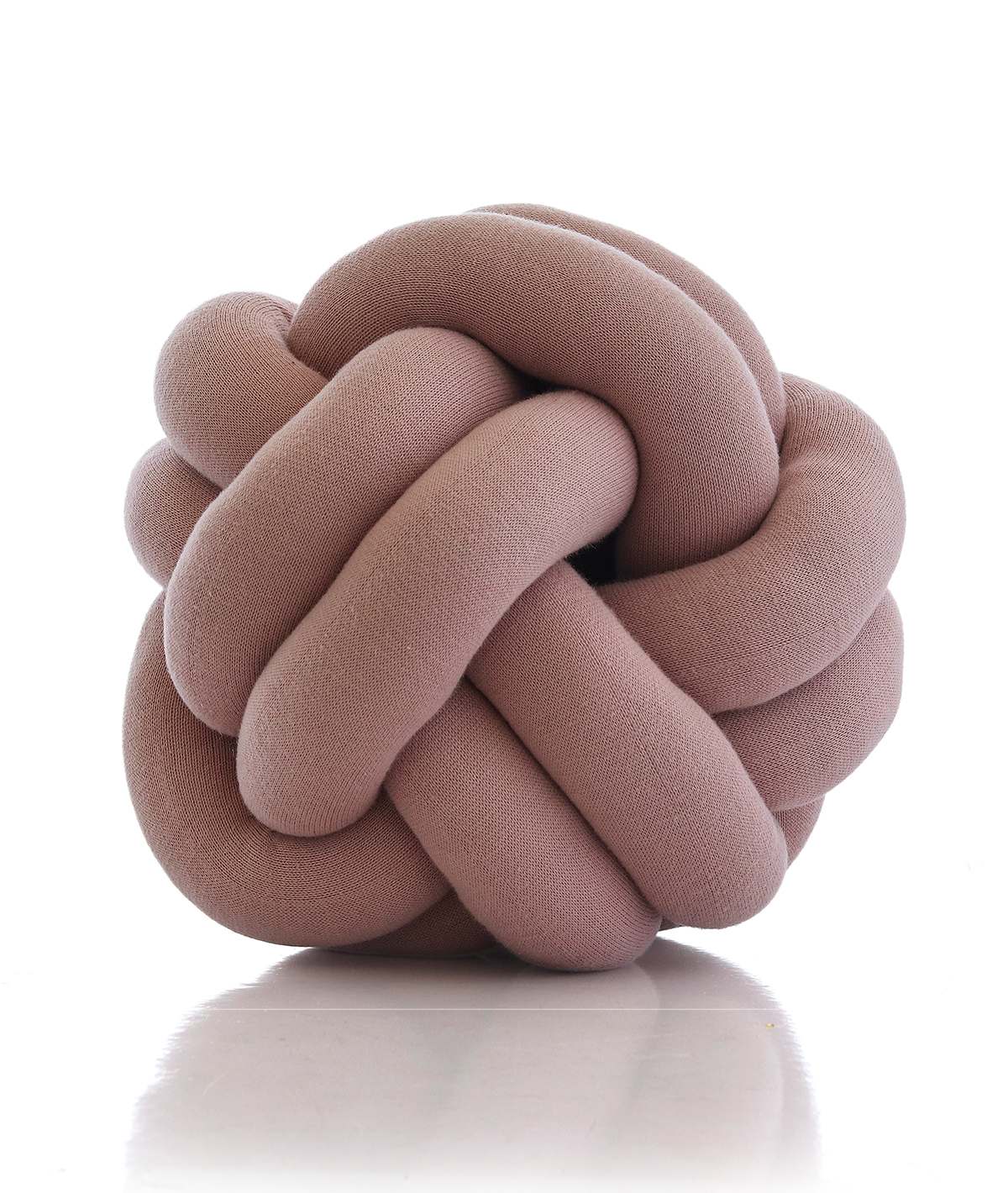 Cotton Knitted Knot Pillow 