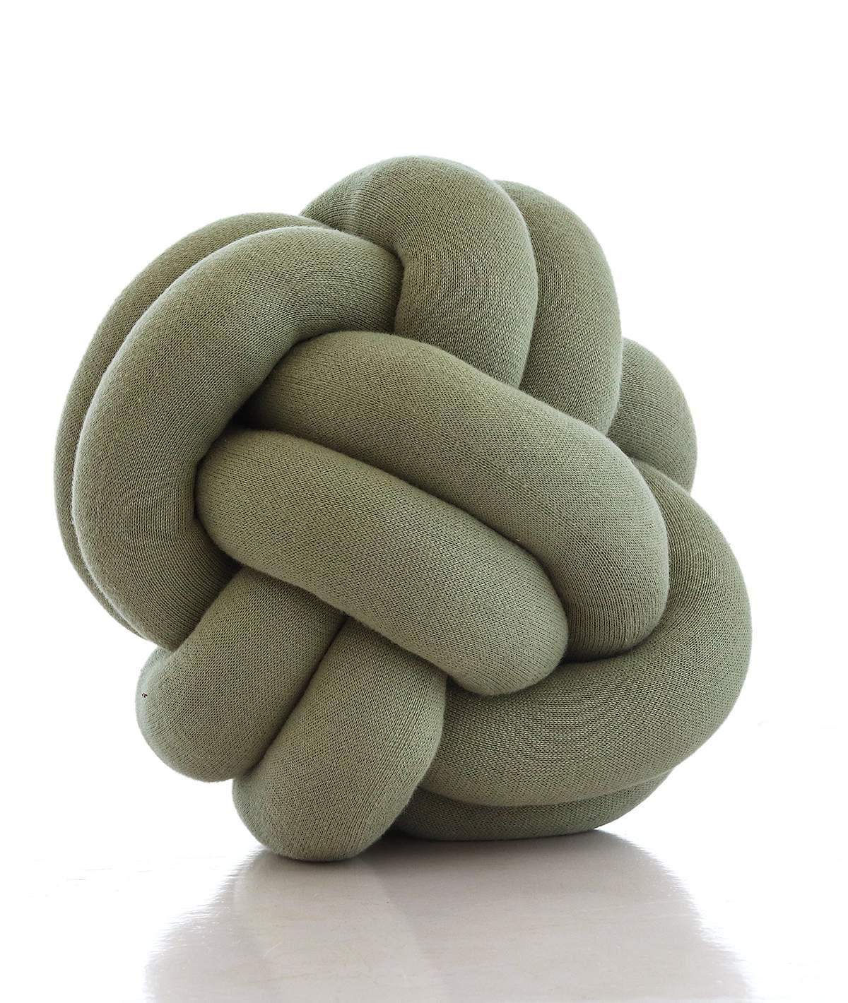 Cotton Knitted Knot Pillow