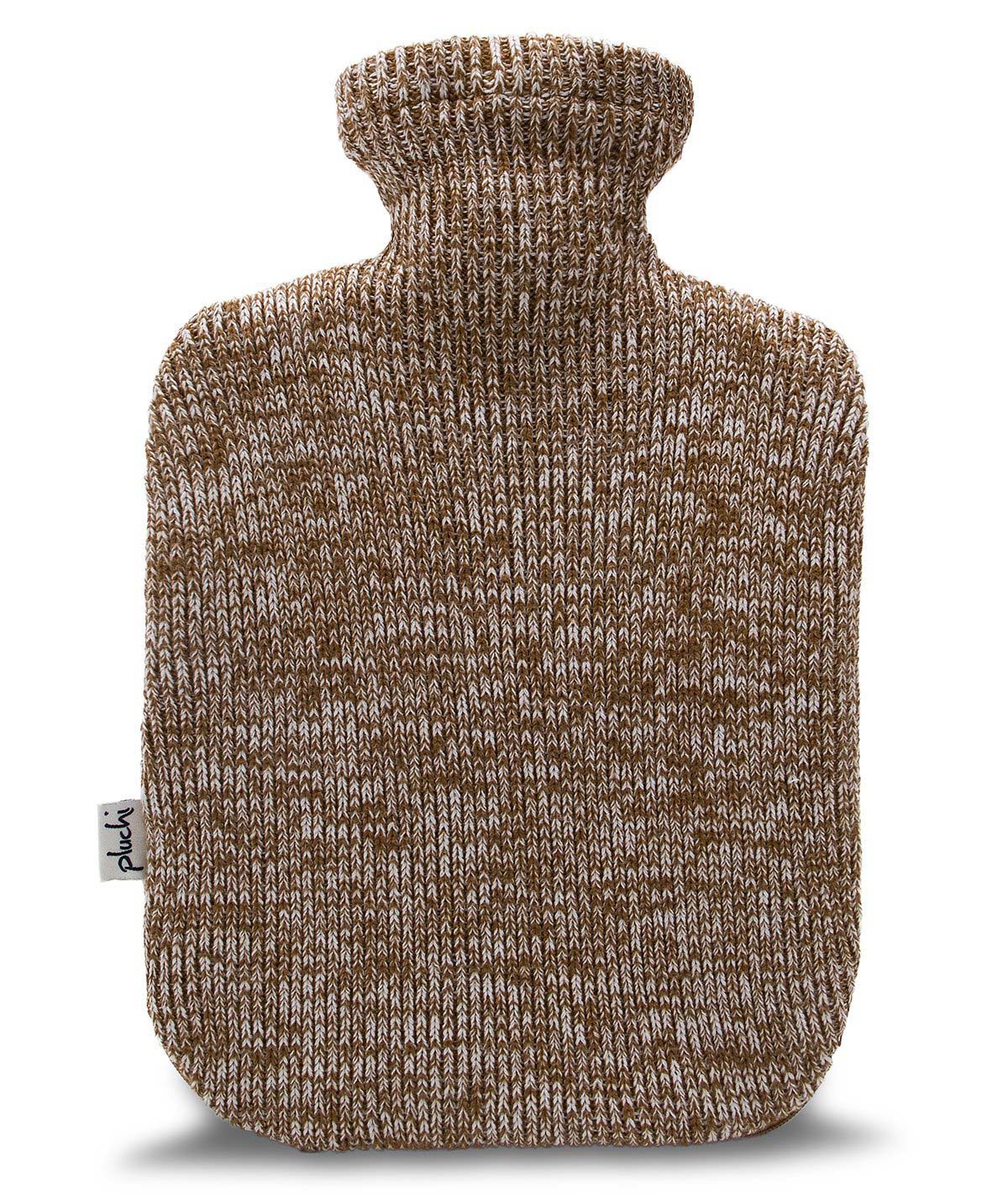 Ece Non - Natural and Wheat Combed Cotton Hot Water Bottle Cover