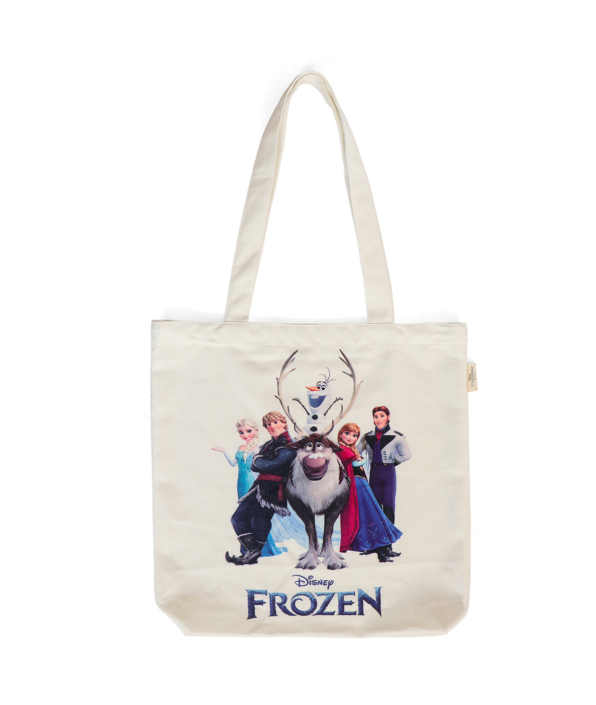 Disney Frozen - White Color canvas  Shoulder Handbag