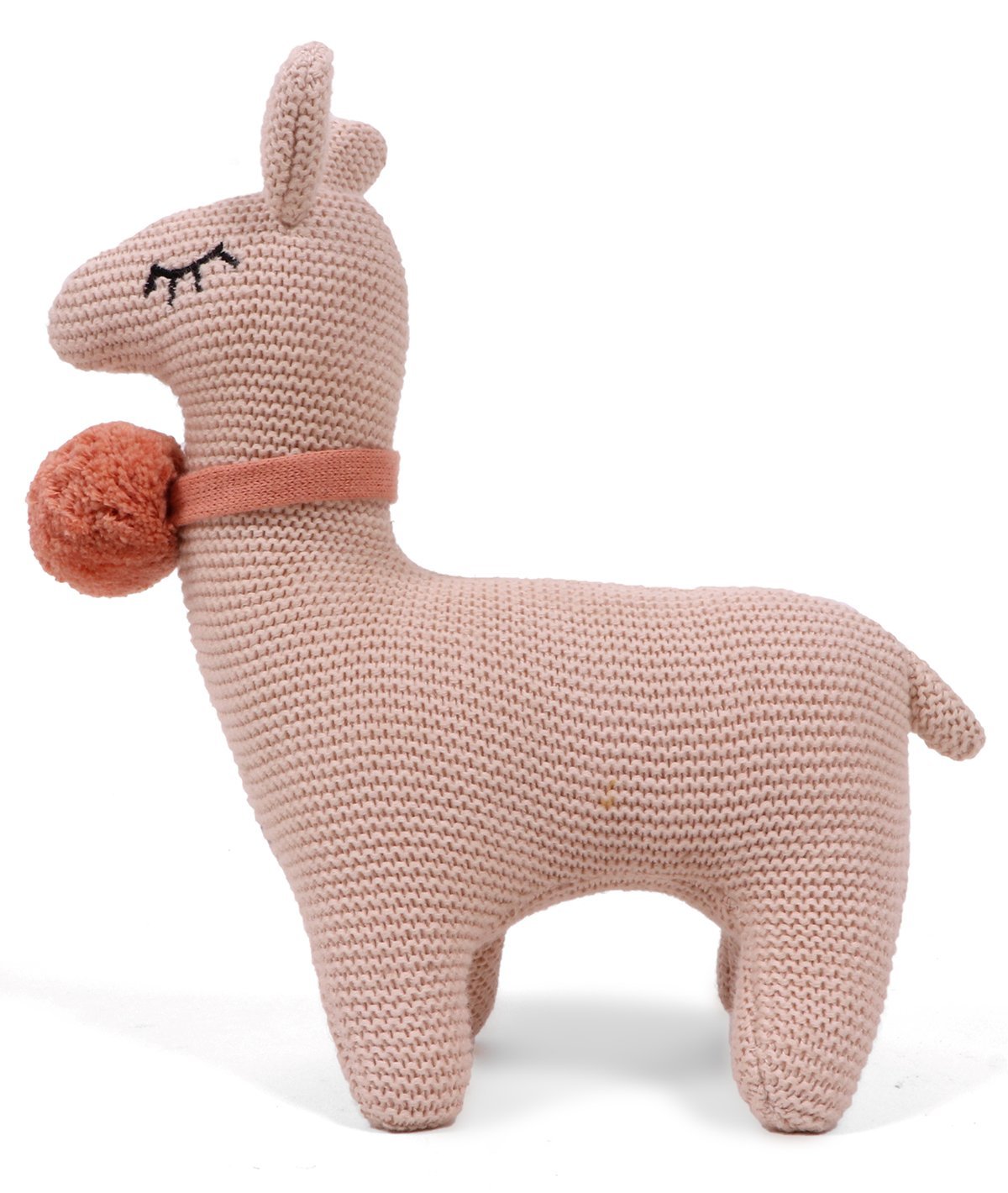 Sweet Llama - Shell Color 100% Cotton Knitted Stuffed Soft Toy for Babies / Kids