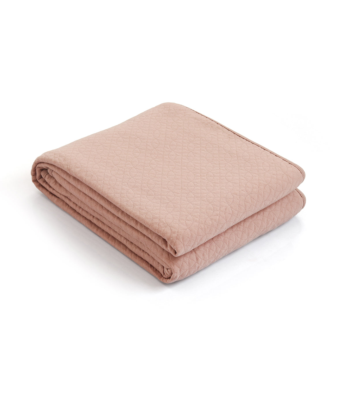 Cloud Jersey Cotton Knitted Single Bed Dohar / Quilt (Pale Pink)