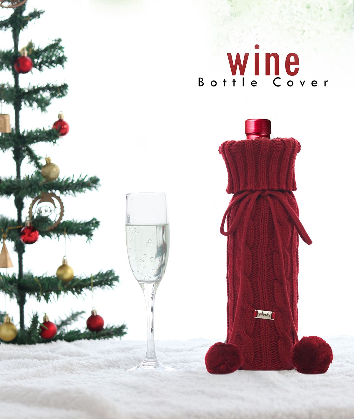 wine water bottle cover